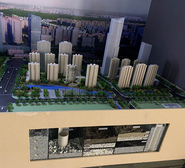 醴陵市建筑模型